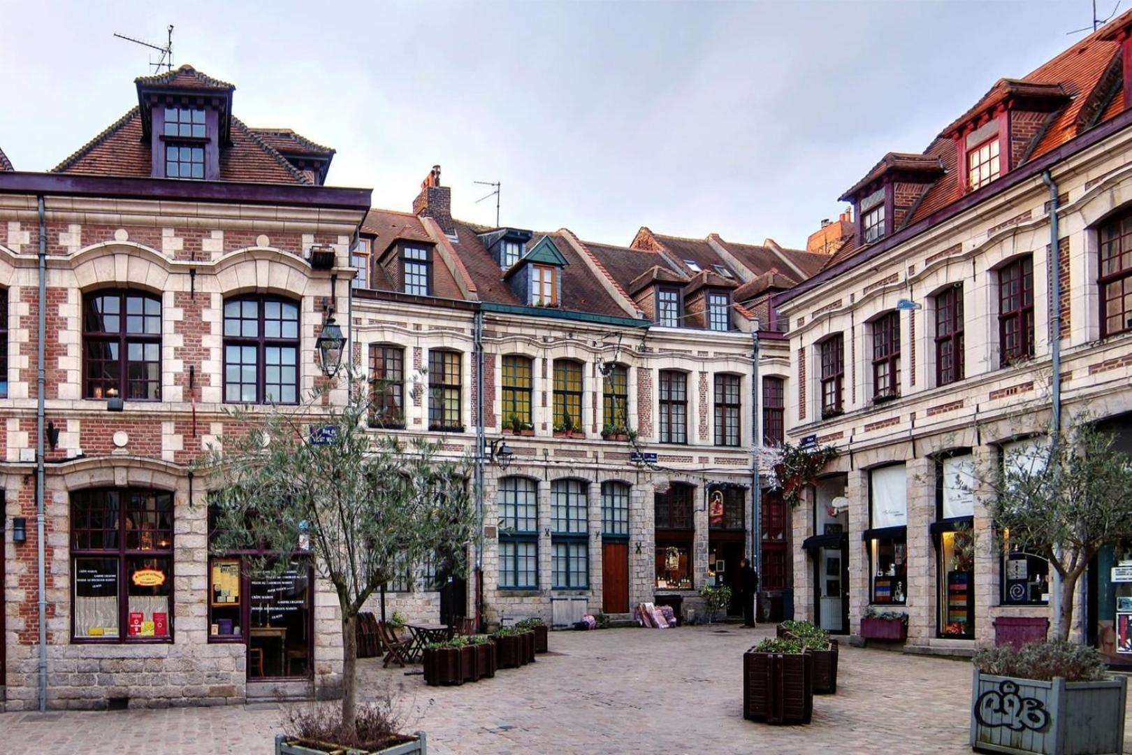 Spacious Apartment W Private Parking In Old Lille Eksteriør bilde